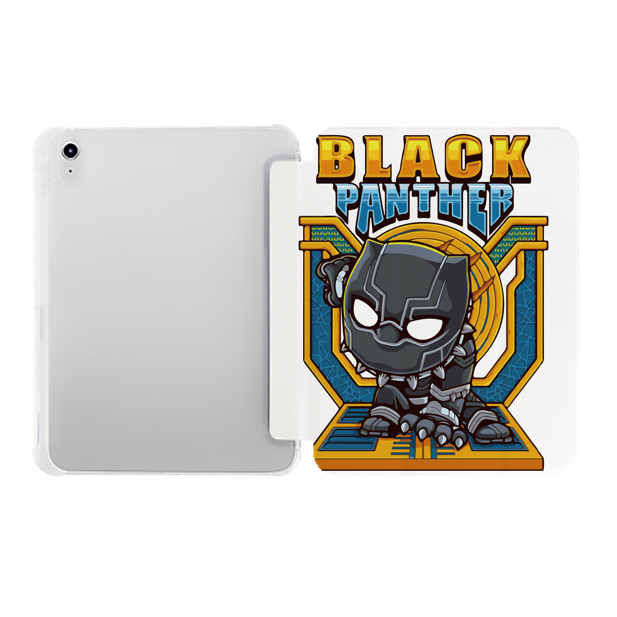 （画像用） アベンジャーズ The Avengers IPad ケース ペン収納付き 三つ折りスタンド PUレザー×シリコン 対応機種9.5/10.5/10.9インチ
